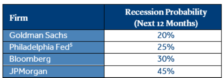 Firm - Recession Probability (Next 12 Months)